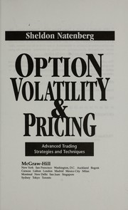 Option Volatility and Pricing cover
